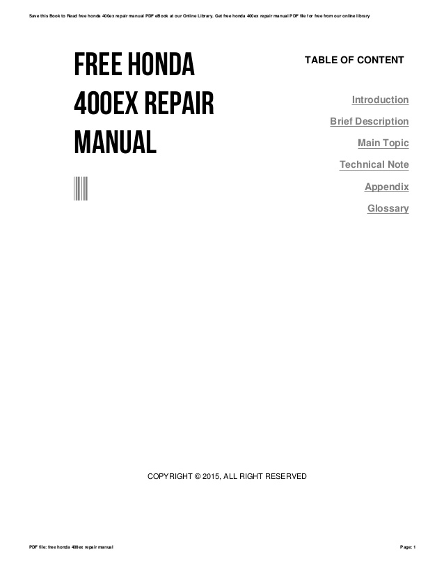 400ex Repair Manual Free Download clevermetrix